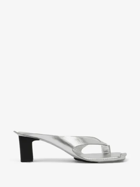MM6 Maison Margiela Anatomic 皮质人字拖穆勒鞋