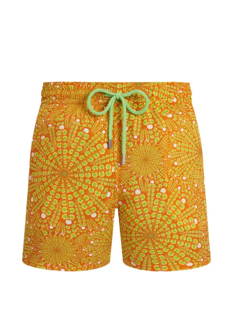 Vilebrequin Mosaic Urchin Badeshorts mit Kordelzug