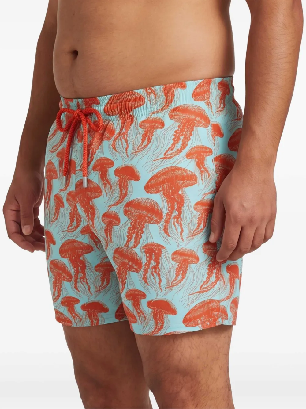 Vilebrequin Zwembroek met print Blauw