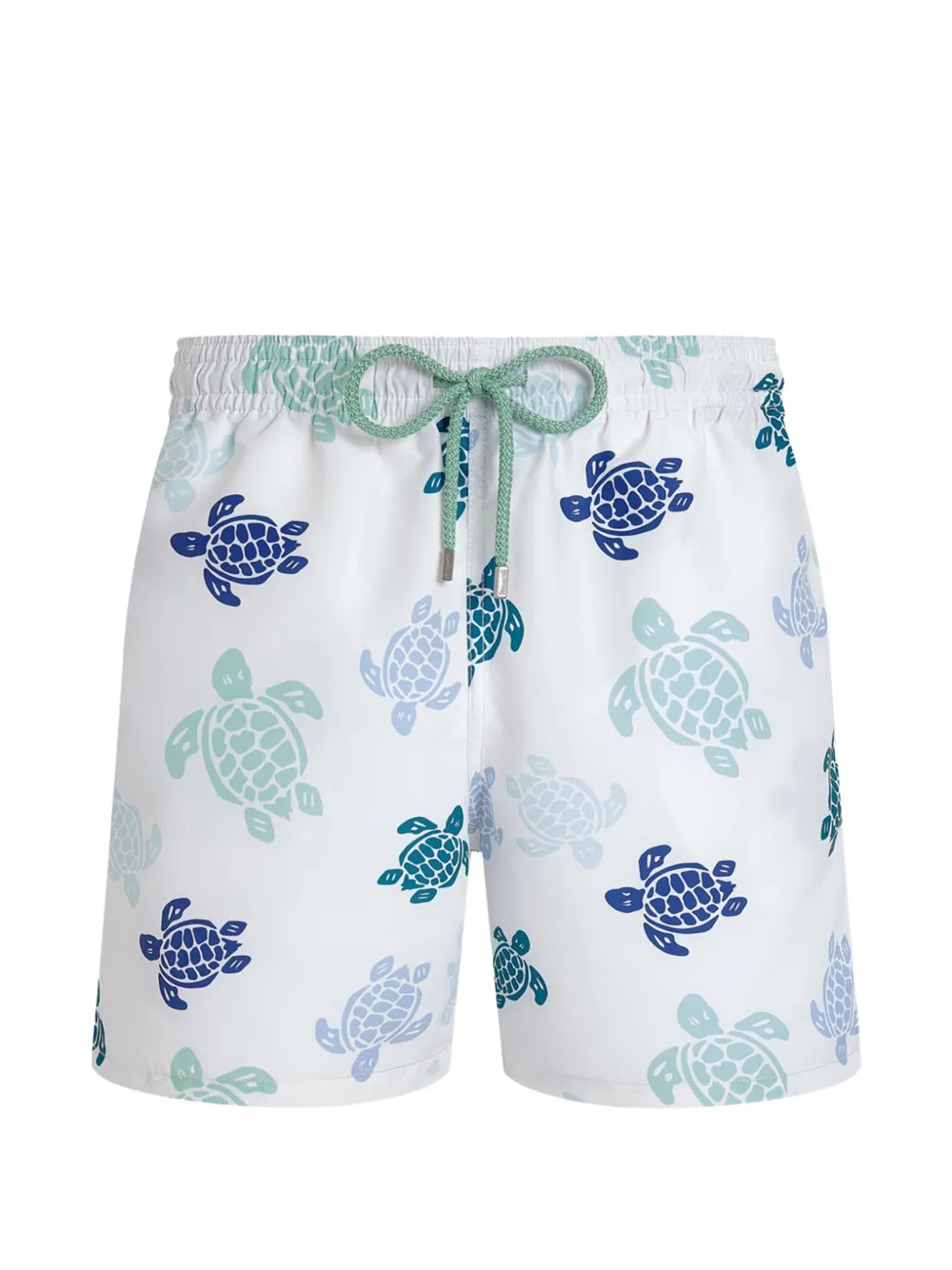 Vilebrequin turtle-print swim shorts - Bianco
