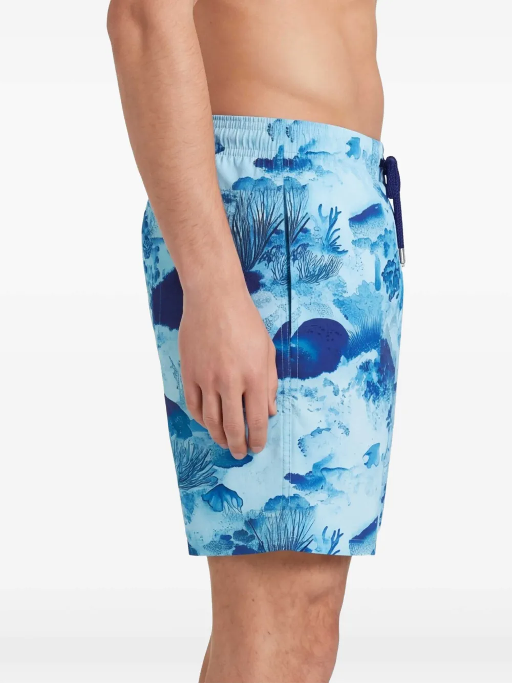 Vilebrequin Zwembroek met print Blauw
