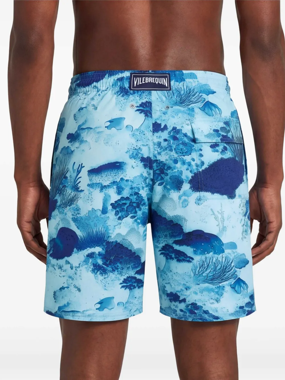 Vilebrequin Zwembroek met print Blauw
