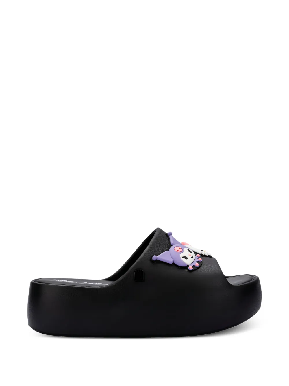 Melissa x Hello Kitty and Friends Free slippers met plateauzool Zwart