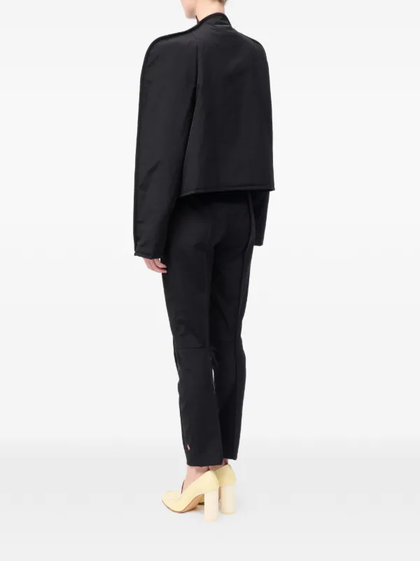 MM6 Maison Margiela クロップド ジャケット | ブラック | FARFETCH JP