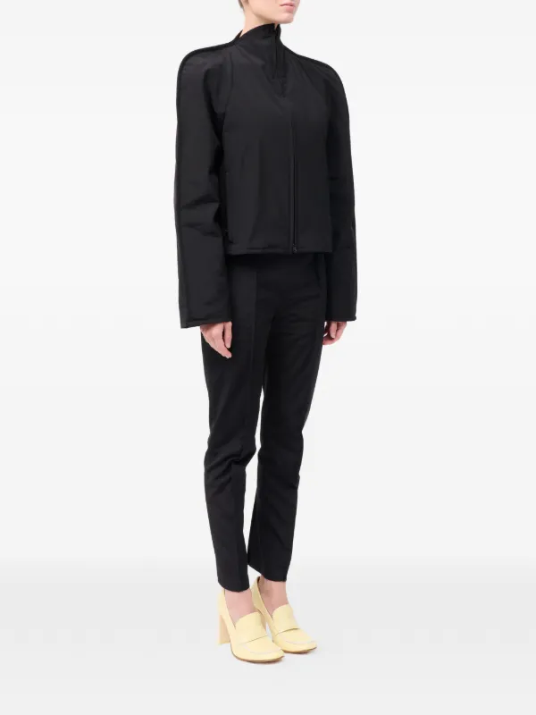 MM6 Maison Margiela クロップド ジャケット | ブラック | FARFETCH JP