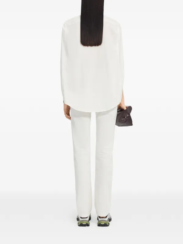 MM6 Maison Margiela ノースリーブシャツ | ホワイト | FARFETCH JP