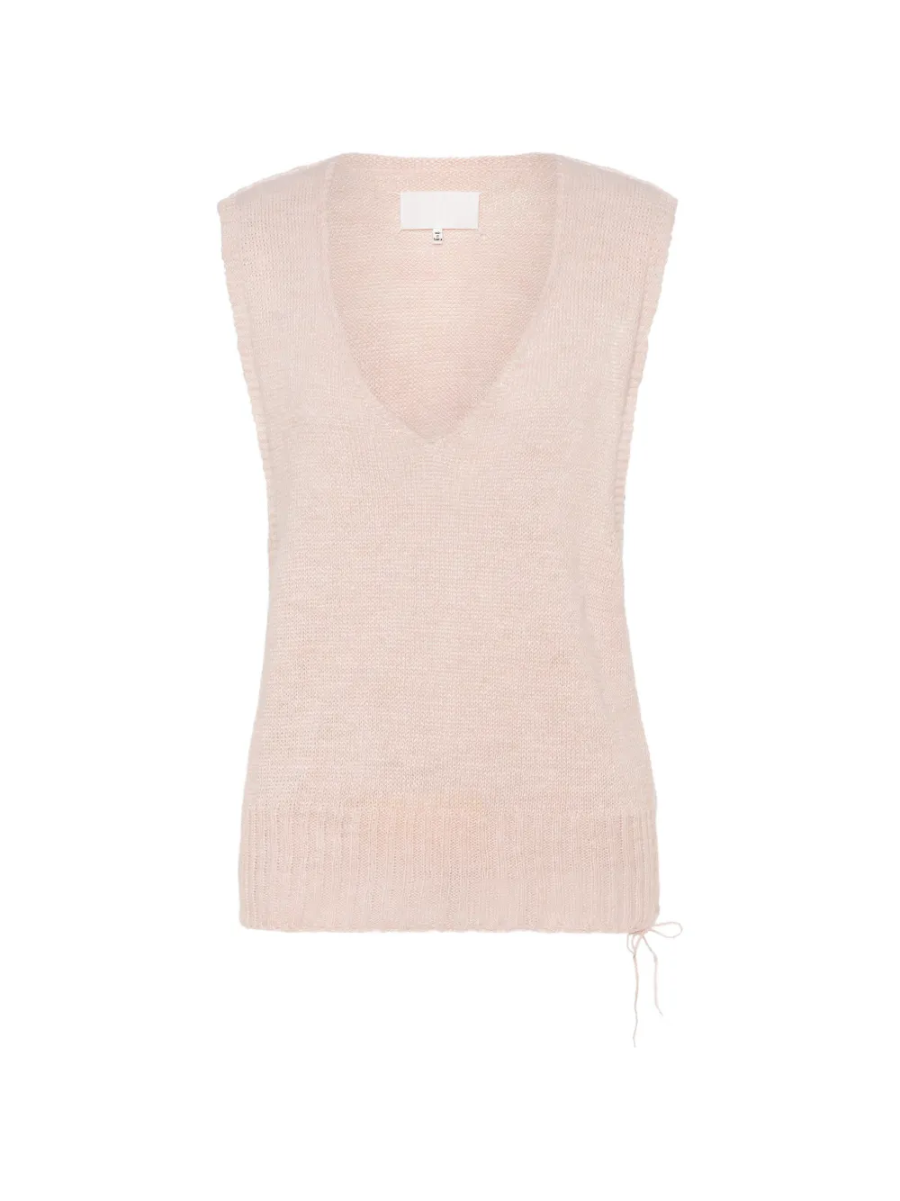 Maison Margiela ribbed V-neck vest - Rosa
