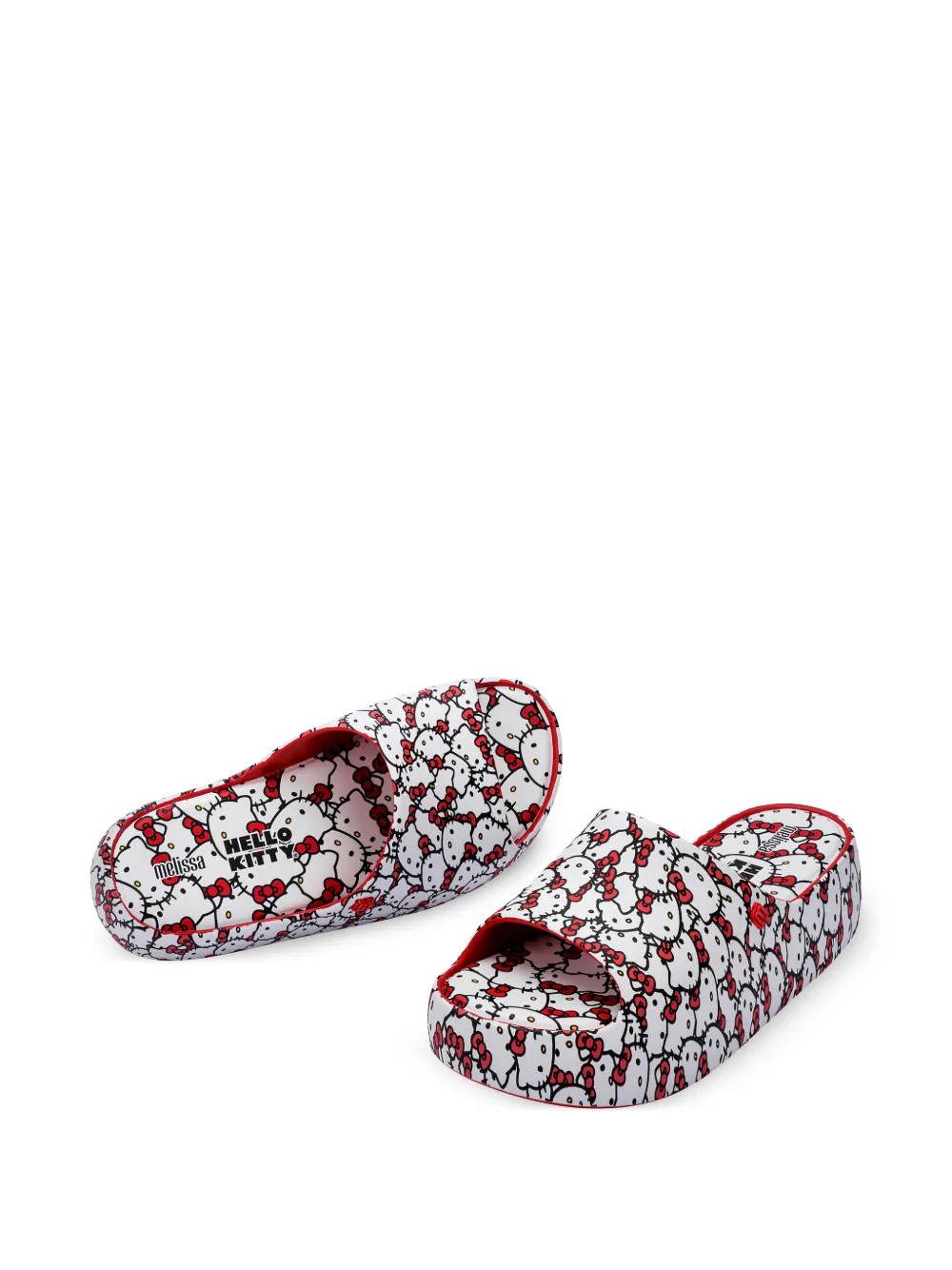 Melissa x Hello Kitty and Friends Free slippers met plateauzool Wit