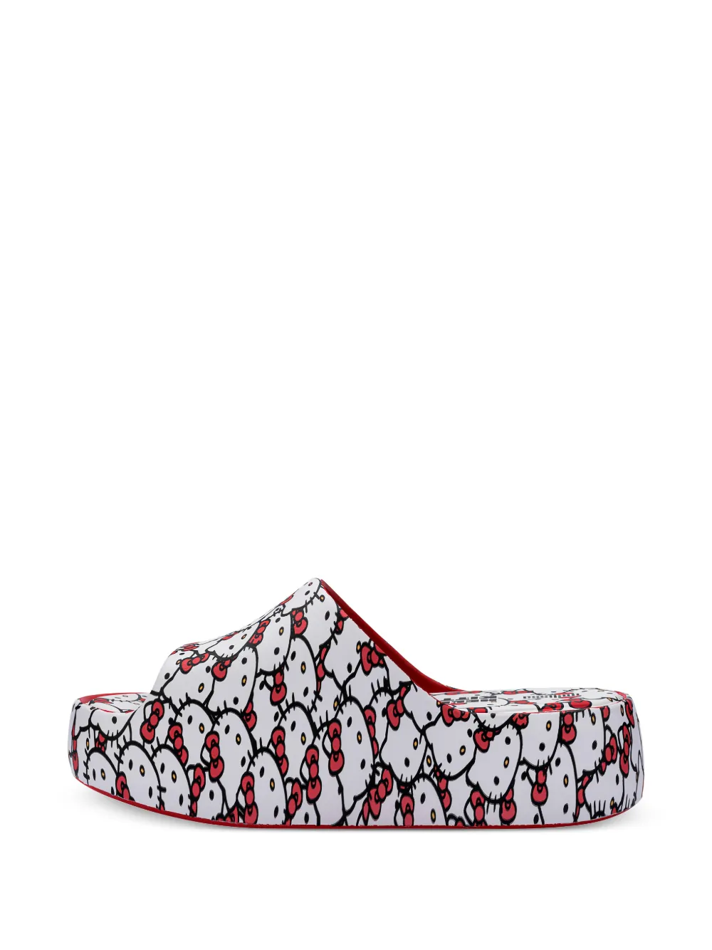 Melissa x Hello Kitty and Friends Free slippers met plateauzool Wit
