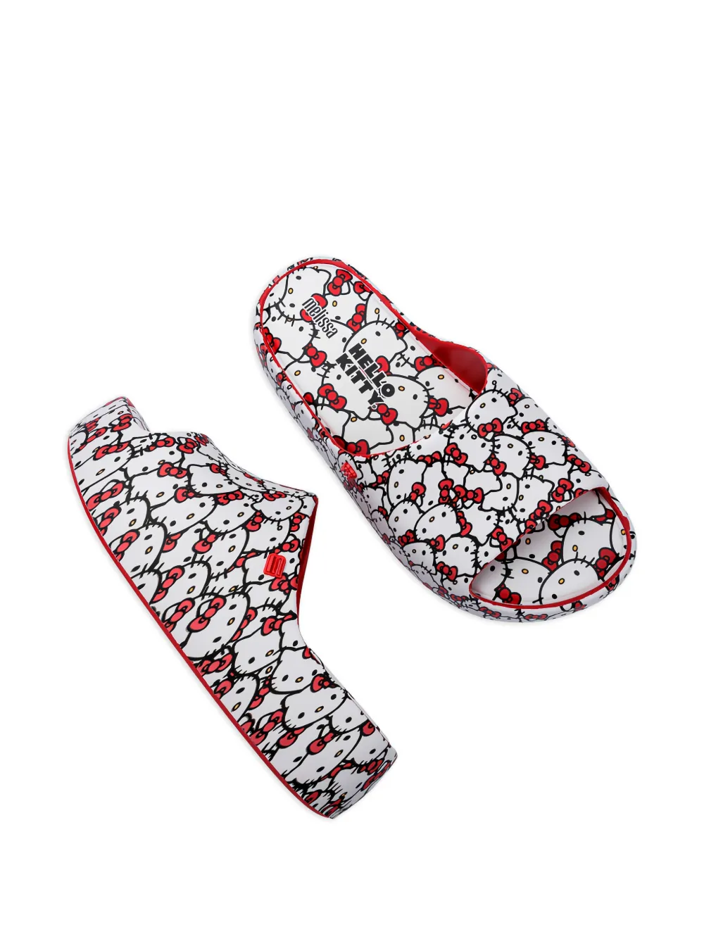 Melissa x Hello Kitty and Friends Free slippers met plateauzool Wit