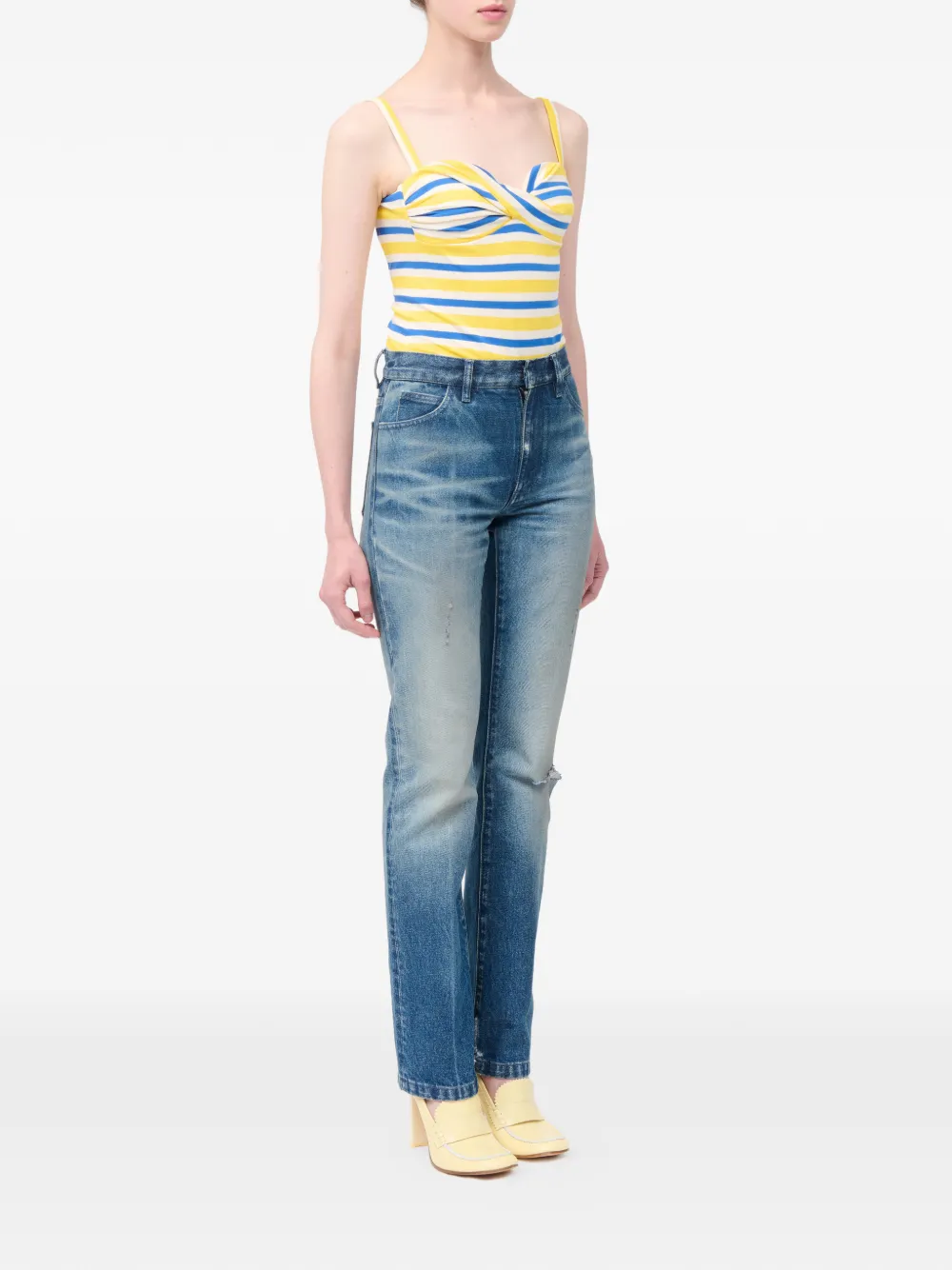 MM6 Maison Margiela Jeans met vijf zakken Blauw