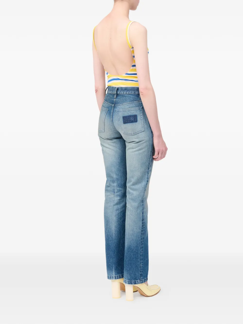 MM6 Maison Margiela Jeans met vijf zakken Blauw