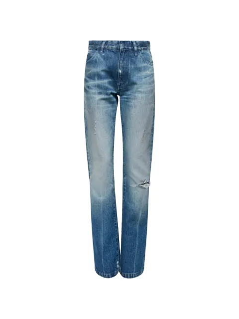 MM6 Maison Margiela straight leg five-pocket jeans