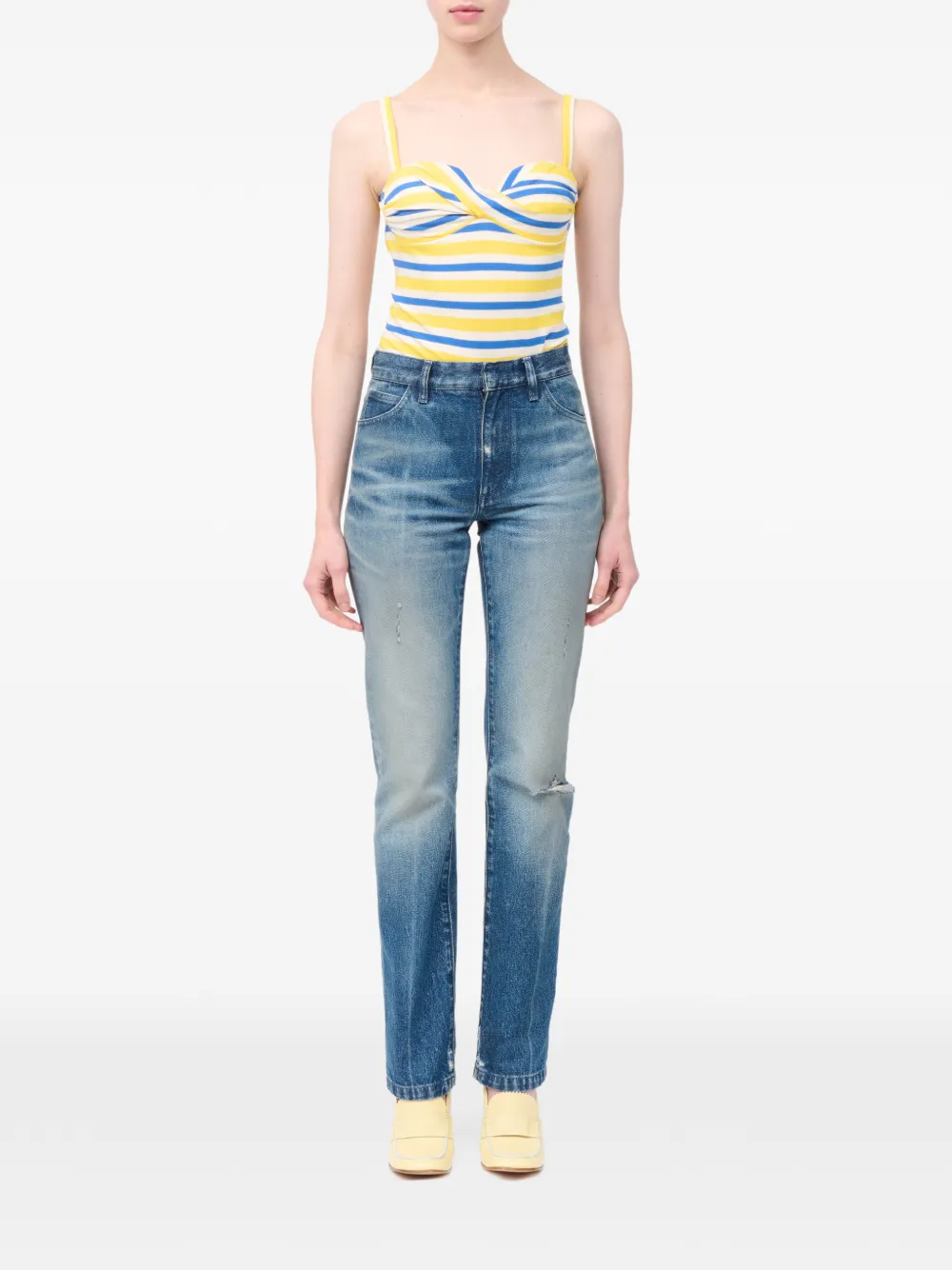 MM6 Maison Margiela Jeans met vijf zakken Blauw