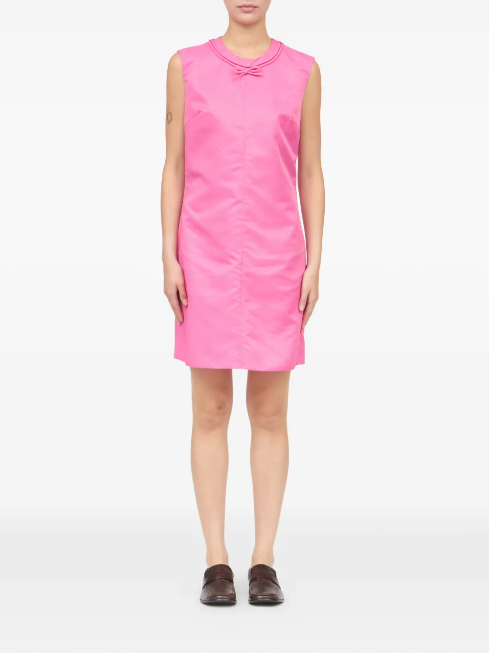 MM6 Maison Margiela Mini-jurk met strikdetail Roze