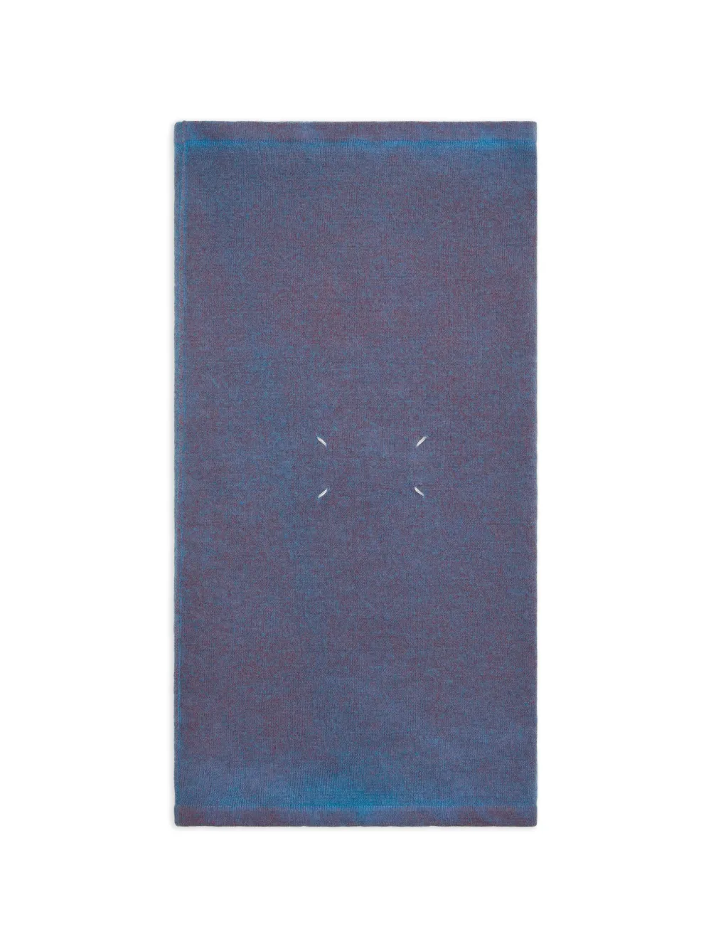 Maison Margiela Sciarpa con impunture - Blu