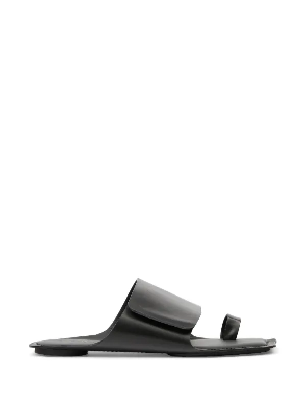 MM6 Maison Margiela Anatomic レザーサンダル | ブラック | FARFETCH JP