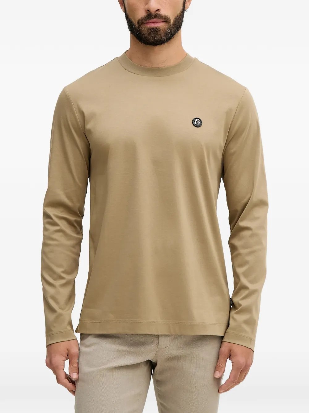 BOSS long-sleeve T-shirt – Brown BOSS long-sleeve T-shirt – Brown