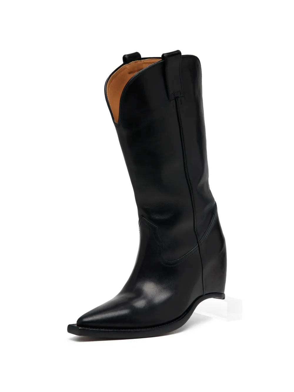 Maison Margiela Laarzen met puntige neus Zwart