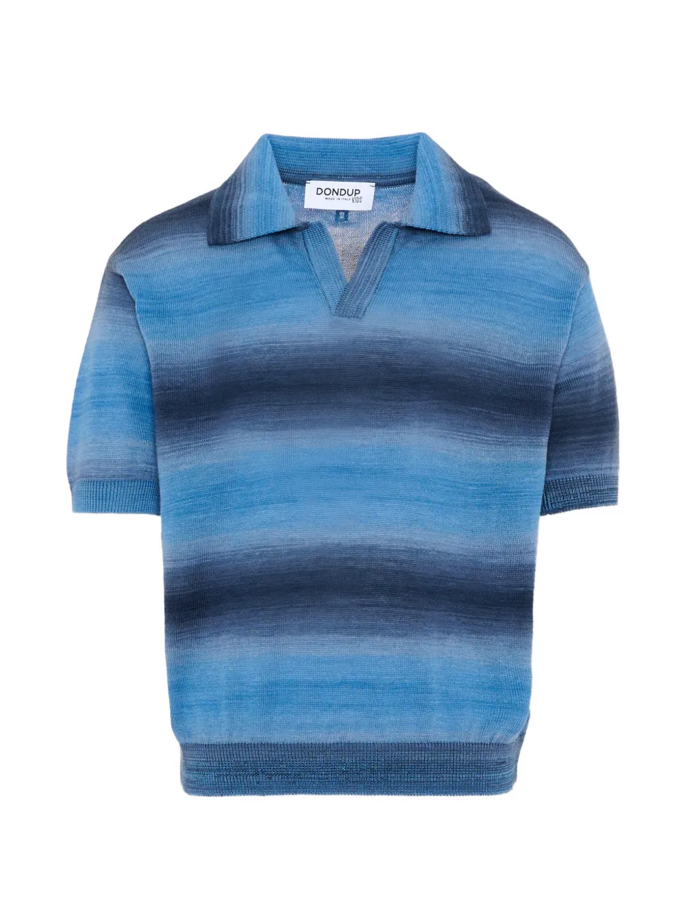 DONDUP KIDS striped short-sleeve T-shirt - Blu