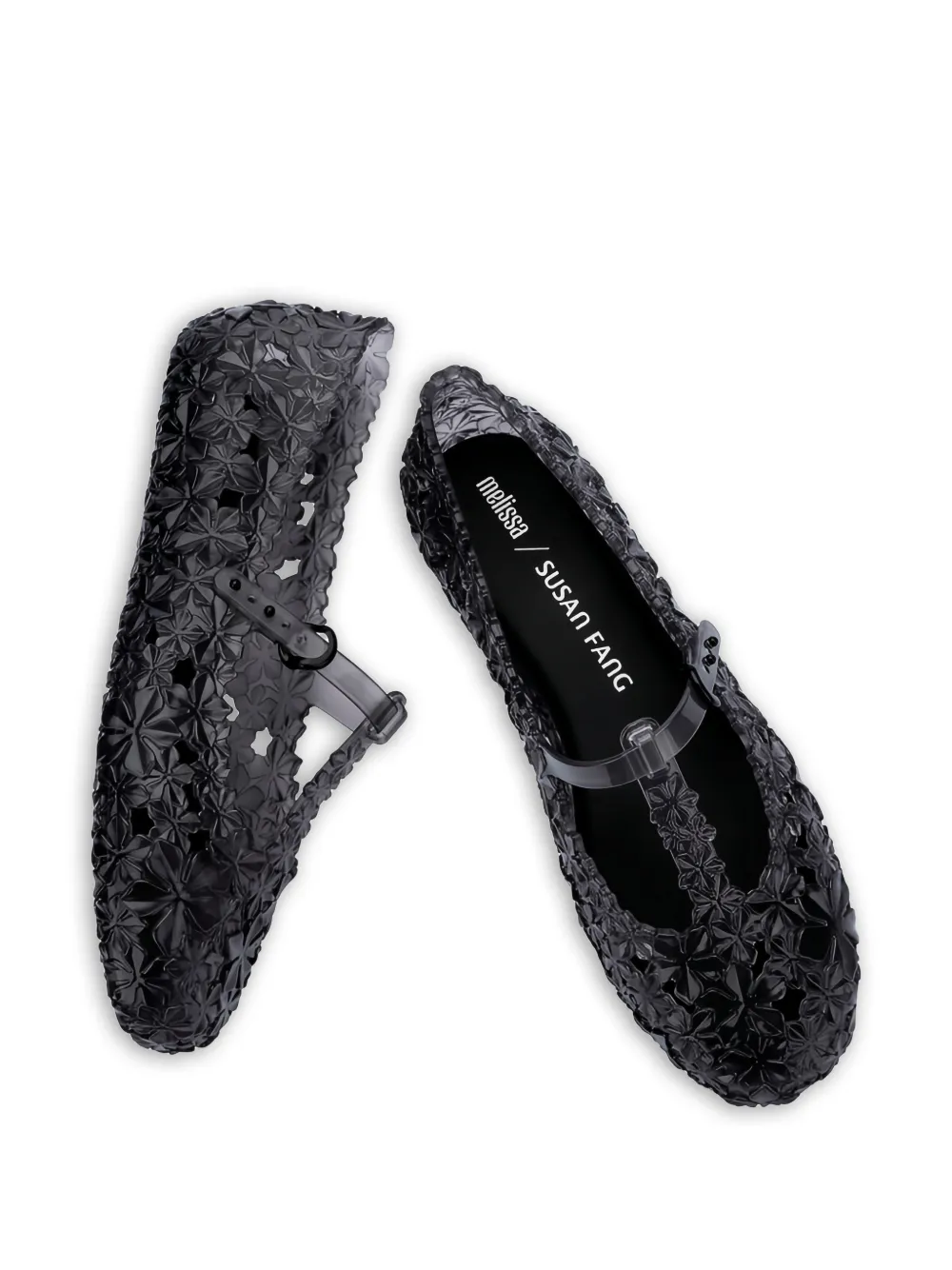 Melissa x Susan Fang Daphnis ballerina's Zwart