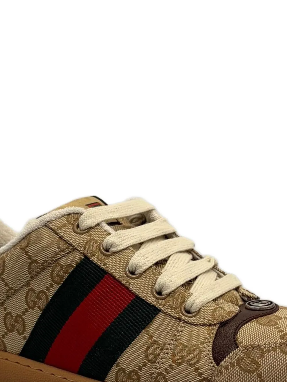 Gucci Screener low-top sneakers Beige