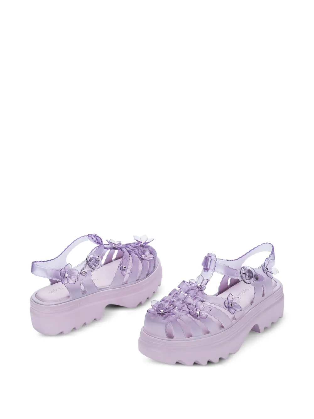 Melissa x Susan Fang Possession sandalen met plateauzool Paars