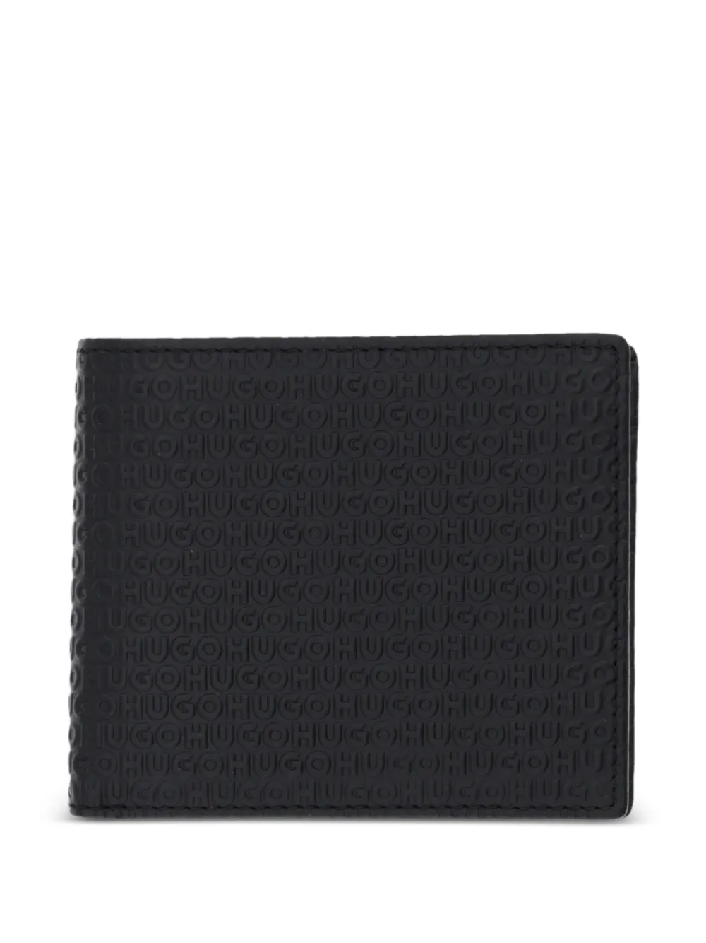 HUGO embossed billfold wallet - Nero