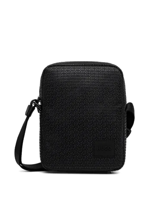 HUGO logo-embossed shoulder bag
