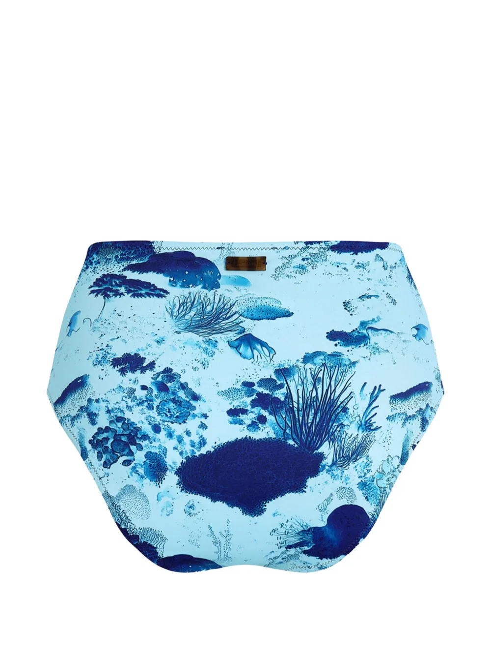 Vilebrequin Women High-waisted Bikini Bottom Coral Reef In Blue