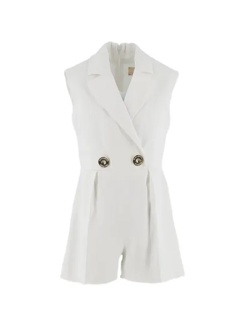 Elisabetta Franchi La Mia Bambina double-breasted playsuit