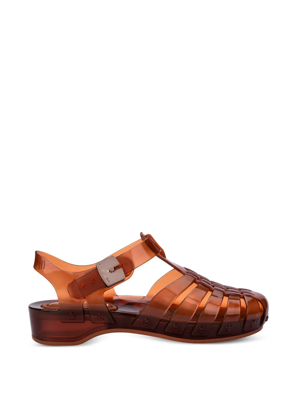 Melissa x Sholl Possession sandalen met percura hak Bruin