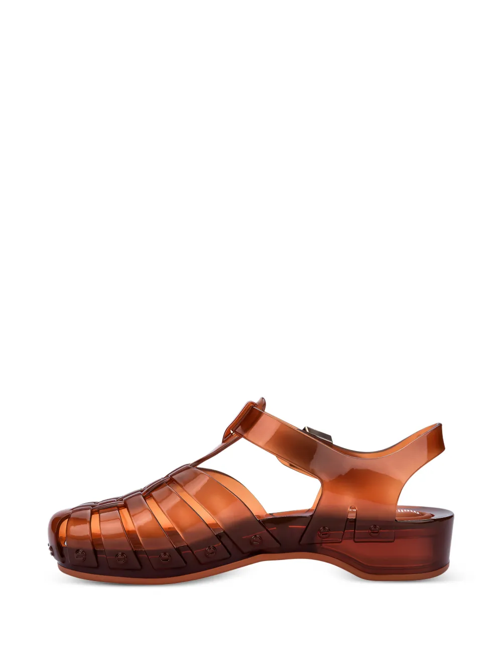 Melissa x Sholl Possession sandalen met percura hak Bruin