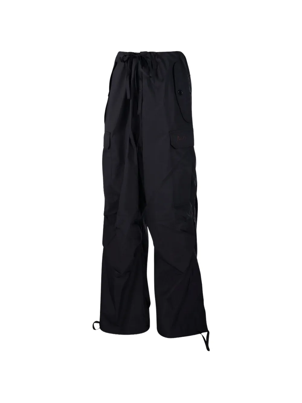  P.a.r.o.s.h. Drawstring Cargo Trousers - Black 