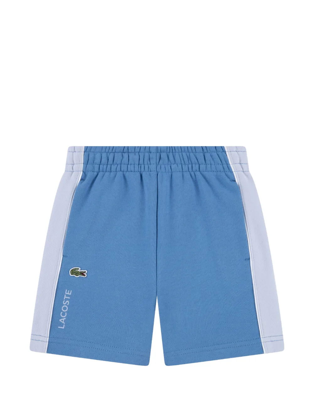 Lacoste Kids side stripe shorts - Blu