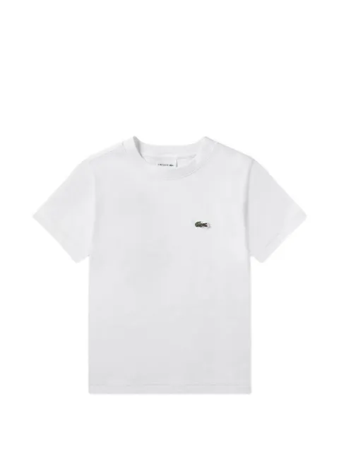 Lacoste Kids playera con logo estampado