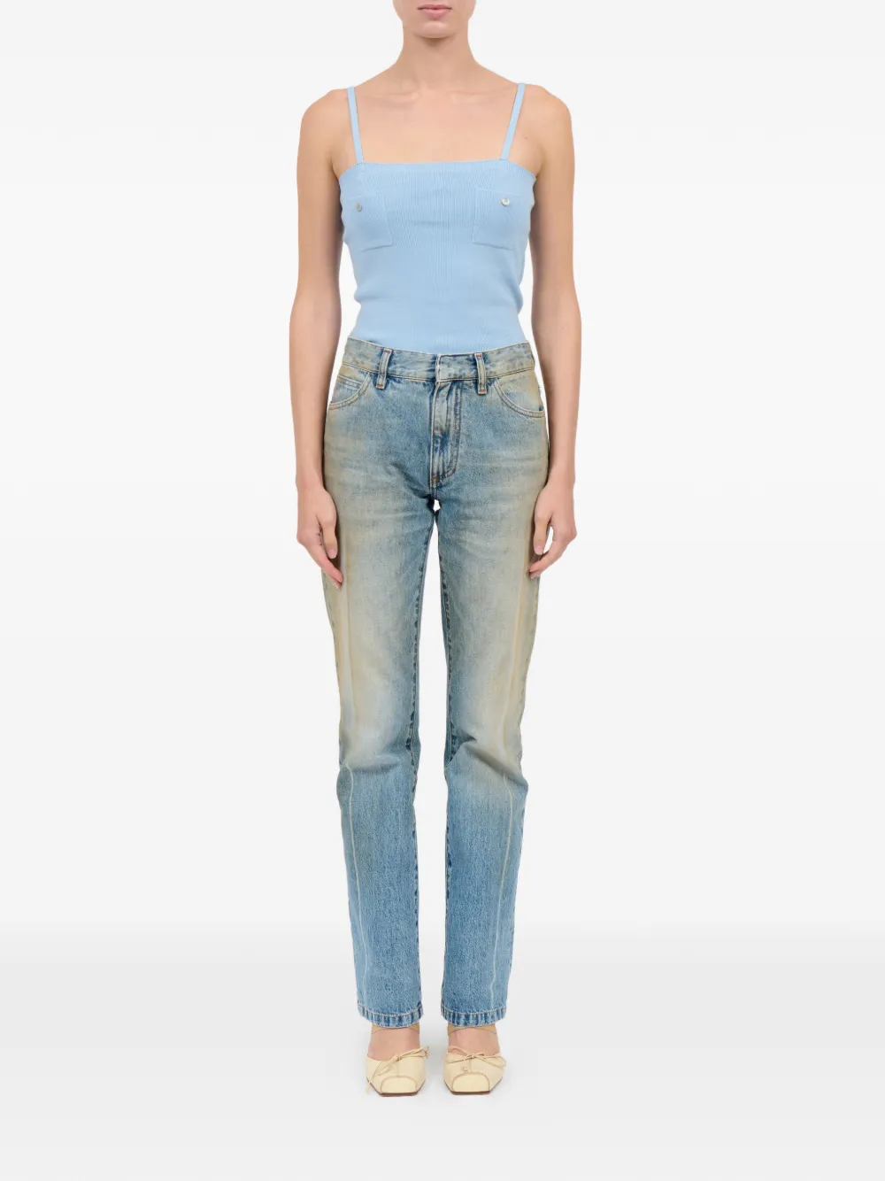 MM6 Maison Margiela Flared jeans Blauw