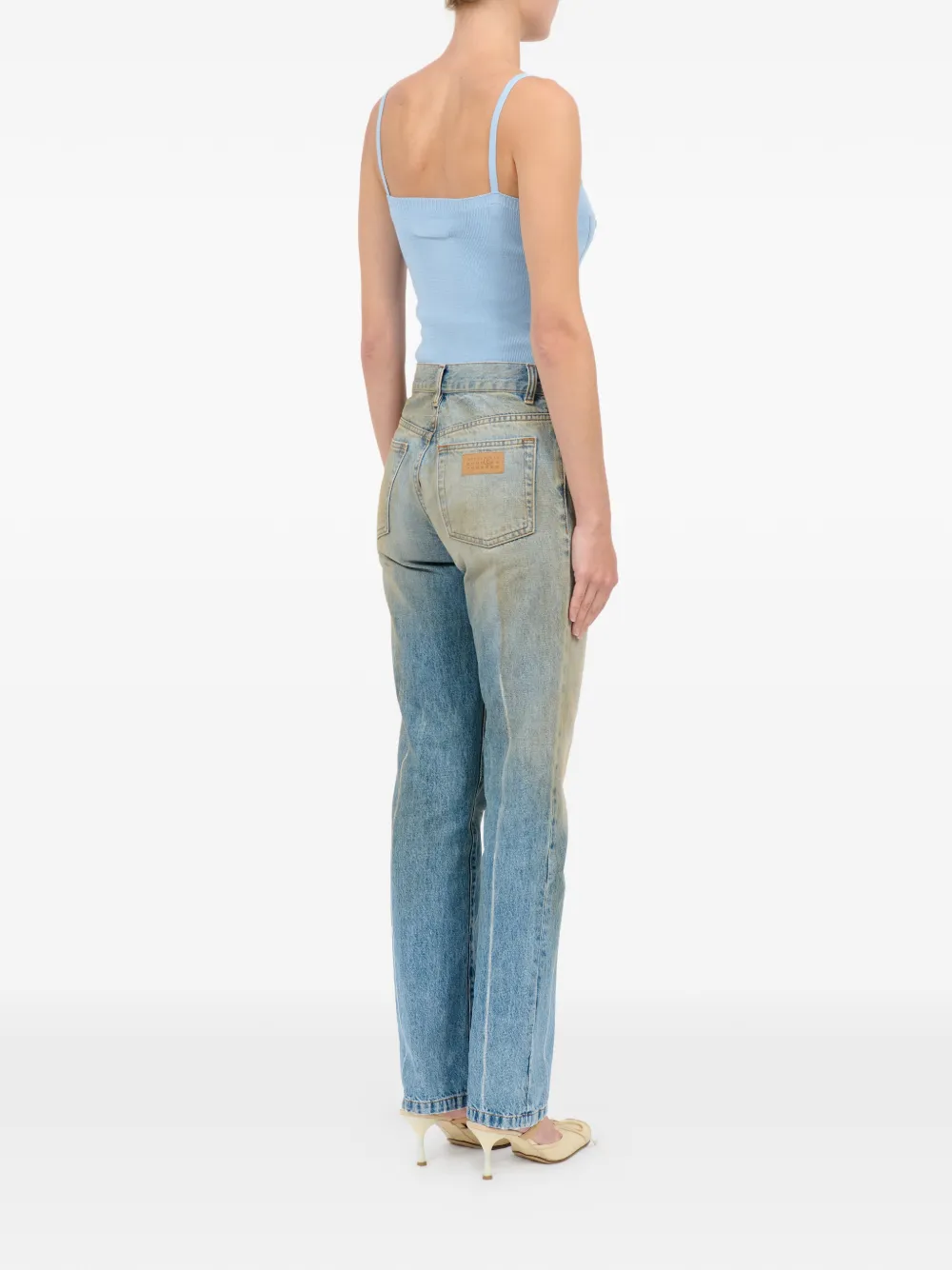 MM6 Maison Margiela Flared jeans Blauw