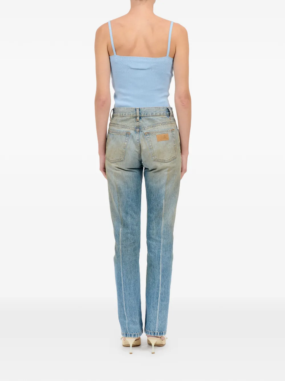 MM6 Maison Margiela Flared jeans Blauw