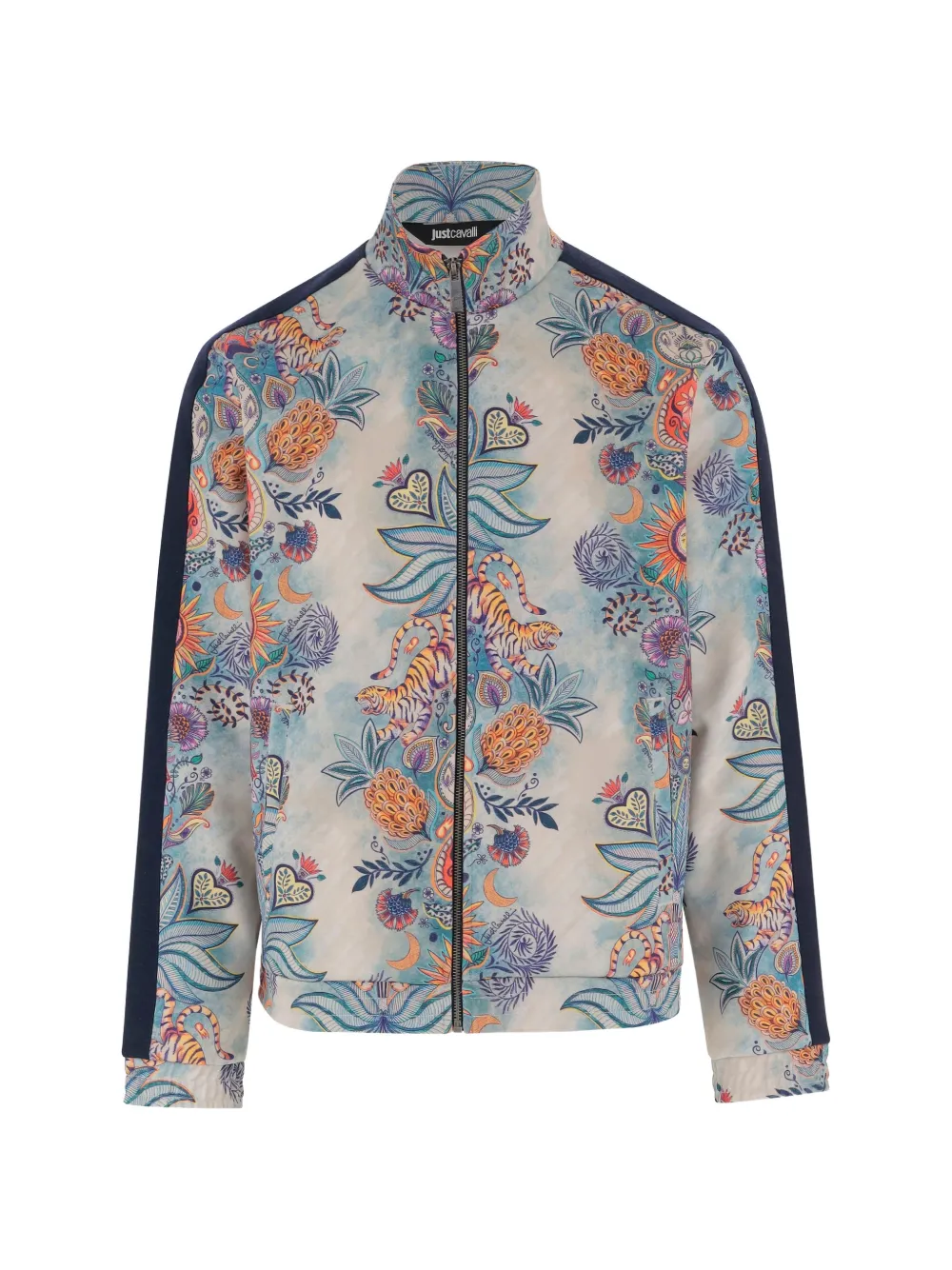 Just Cavalli floral zip-UP cardigan - Toni neutri