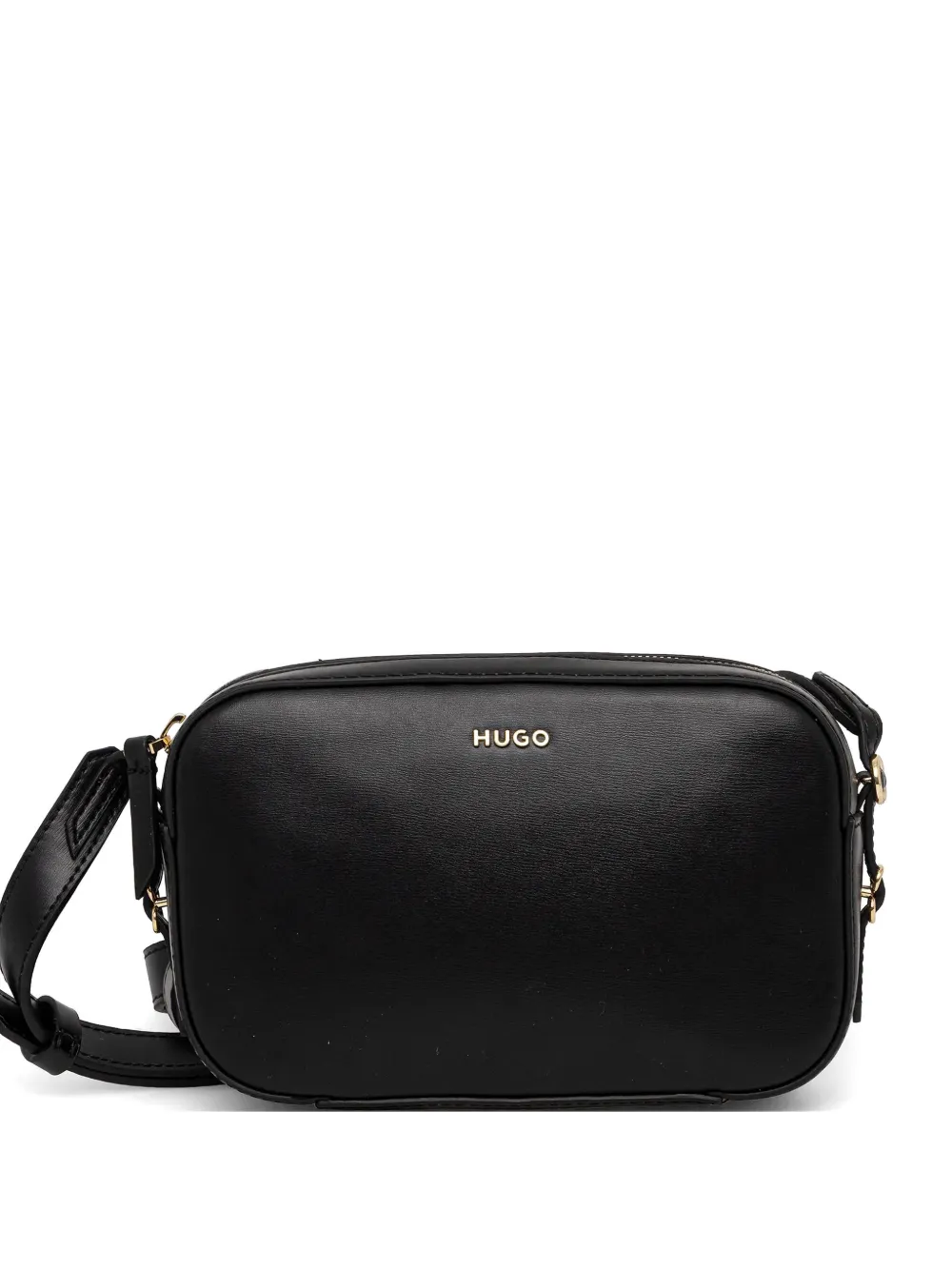 HUGO logo-plaque cross body bag - Nero
