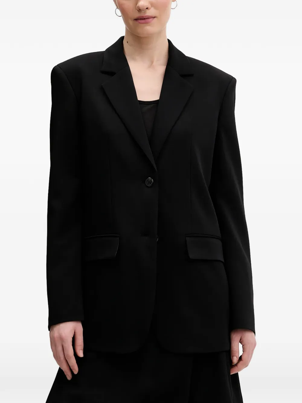 HUGO Areota buttoned blazer - Nero