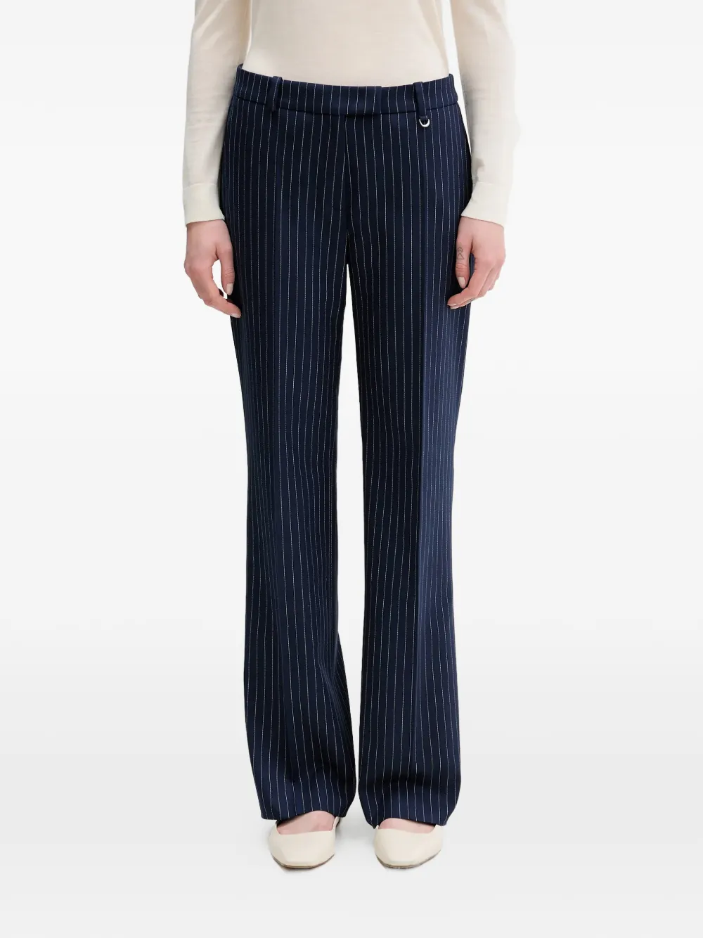 HUGO pinstripe trousers - Blu