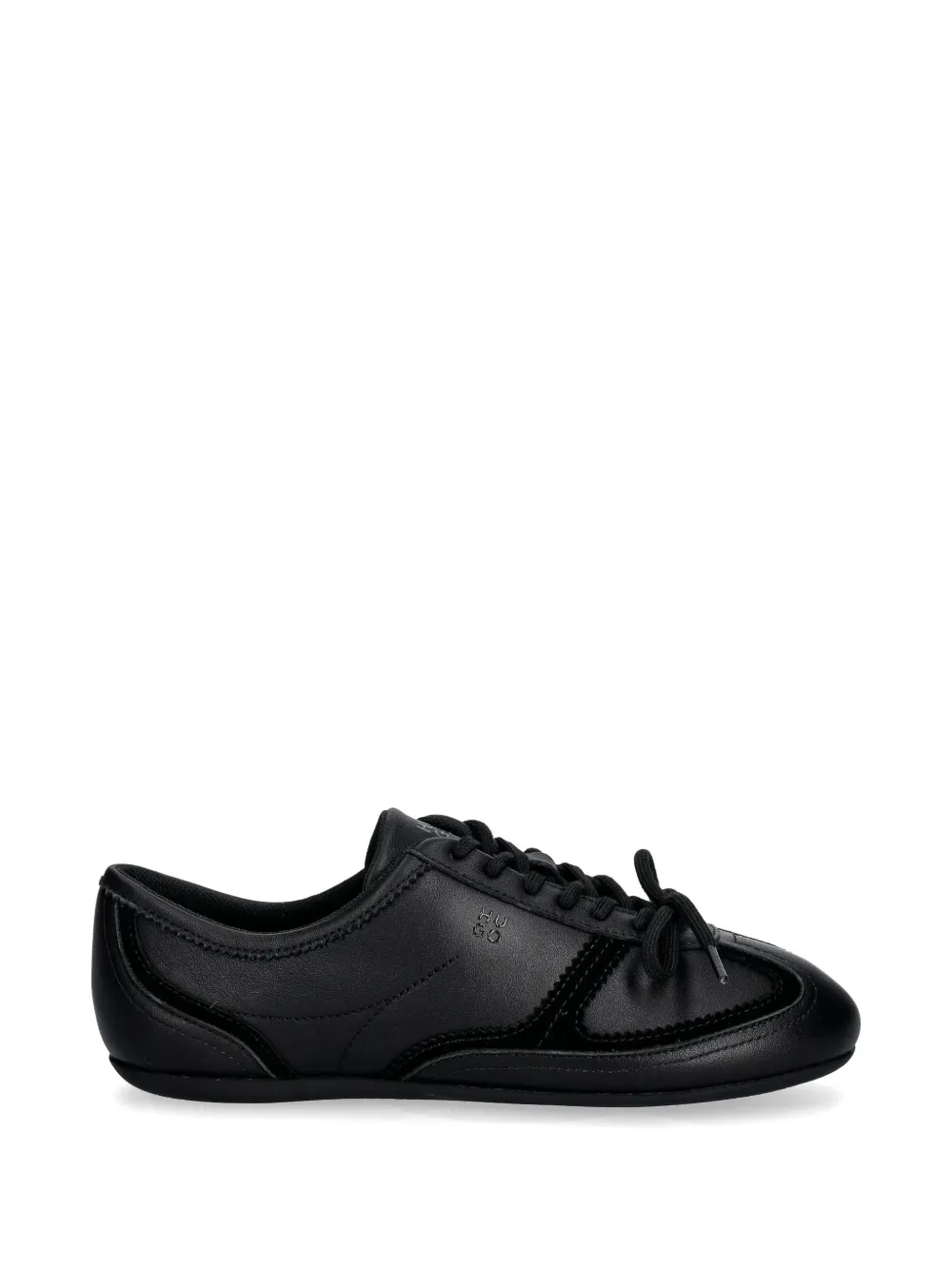 Hugo Boss Lace-up Panelled Sneakers In Black