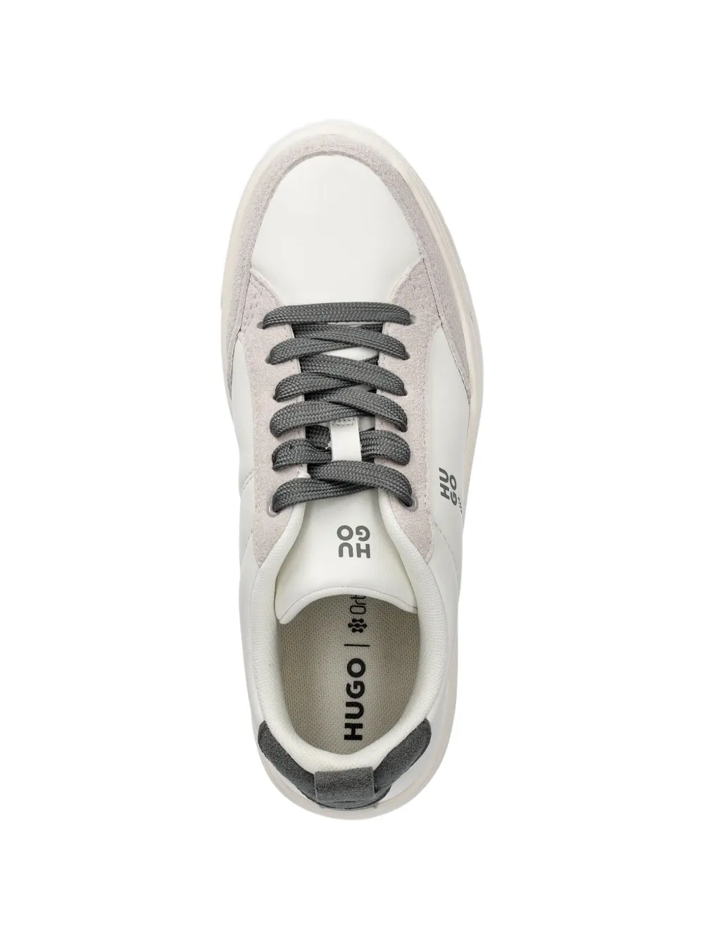 HUGO Lyssa sneakers met plateauzool Wit
