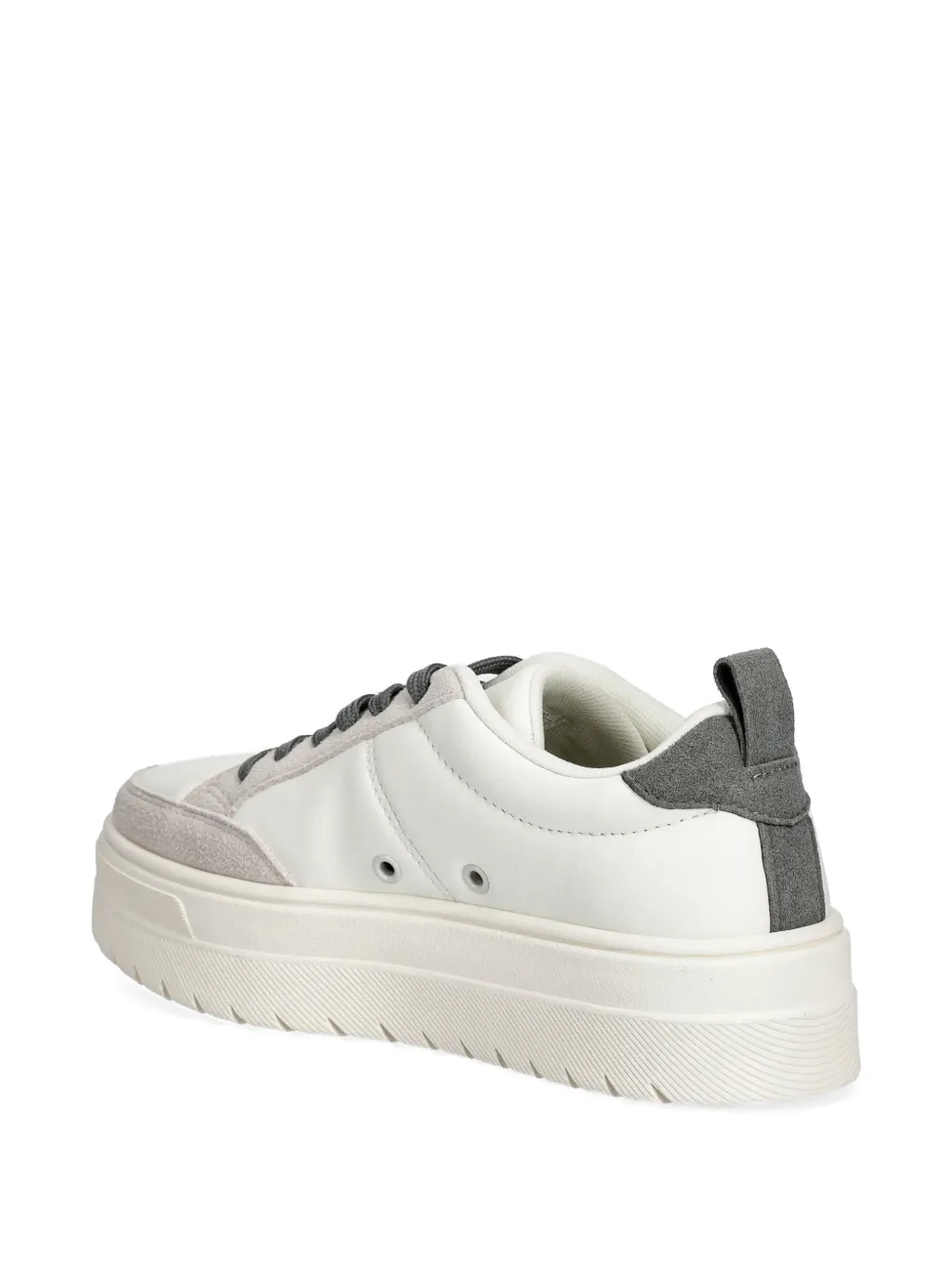HUGO Lyssa sneakers met plateauzool Wit