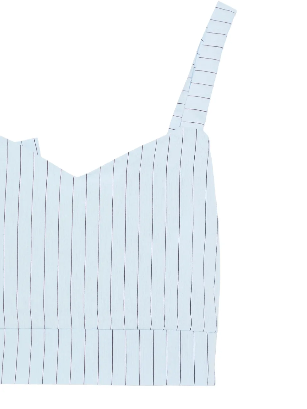  Miss Grant Kids Striped Bow Top - Blue 
