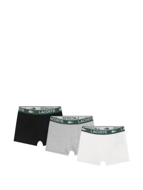 Lacoste Kids logo waistband boxers