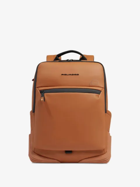 PIQUADRO logo-detail zip-fastening backpack