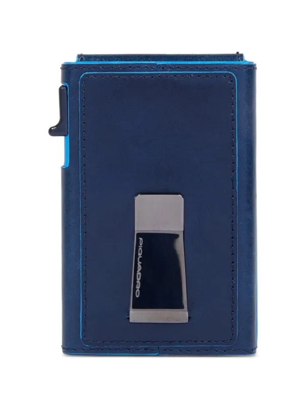 PIQUADRO レザーカードケース PIQUADRO pop-up Card Holder | Blue | FARFETCH